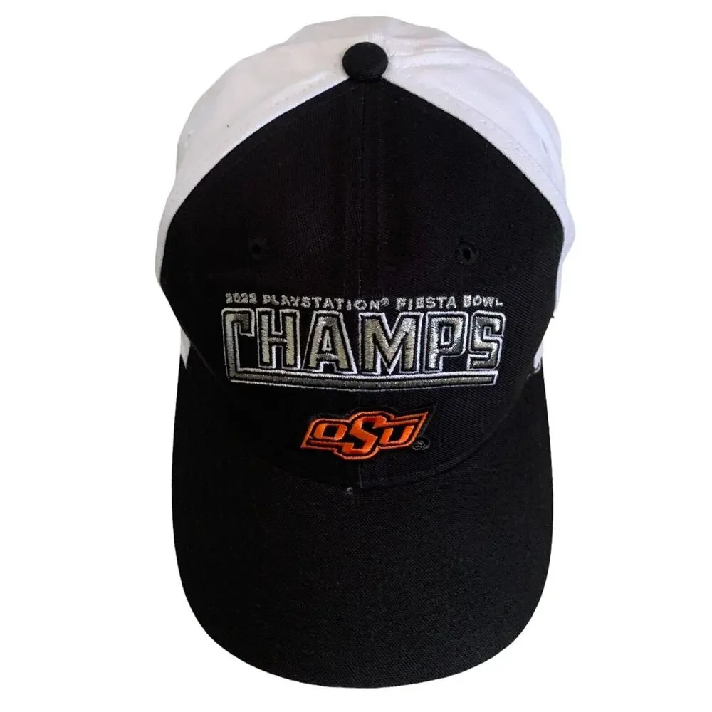 Nike 2022 PlayStation Fiesta Bowl Champs OSU Oklahoma State Snapback Cap Hat New